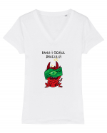 Banu-i ochiul dracului Tricou mânecă scurtă guler V Damă Evoker