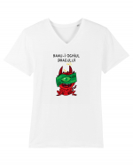 Banu-i ochiul dracului Tricou mânecă scurtă guler V Bărbat Presenter