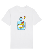 COCOȘanel Tricou mânecă scurtă Unisex Rocker