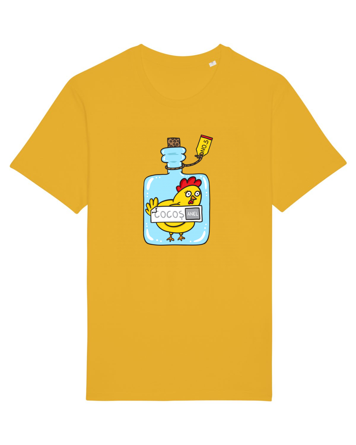 Tricou mânecă scurtă Unisex Rocker Spectra Yellow