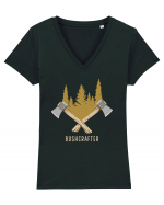 Bushcrafter Ax Tricou mânecă scurtă guler V Damă Evoker