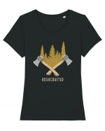 Bushcrafter Ax Tricou mânecă scurtă guler larg fitted Damă Expresser