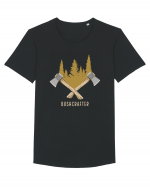 Bushcrafter Ax Tricou mânecă scurtă guler larg Bărbat Skater