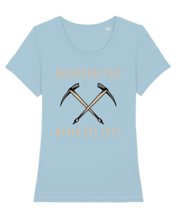 Bushcrafter Never Get Lost Sky Blue