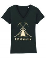 Bushcrafter Tricou mânecă scurtă guler V Damă Evoker