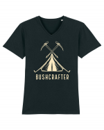 Bushcrafter Tricou mânecă scurtă guler V Bărbat Presenter