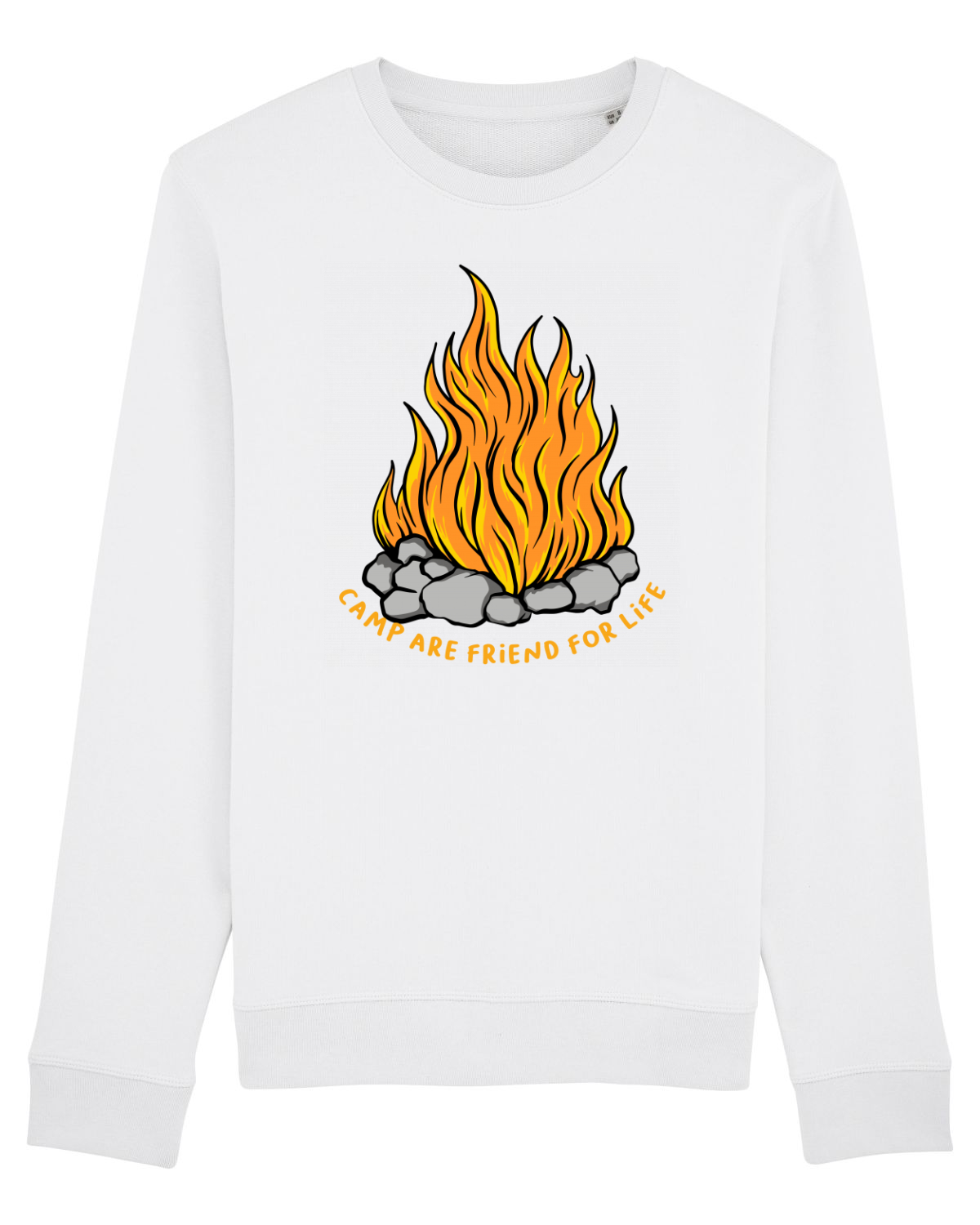 Bluză mânecă lungă Unisex Rise White