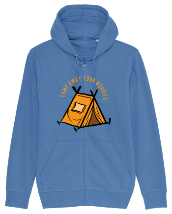 Camp Away Your Worries Bright Blue