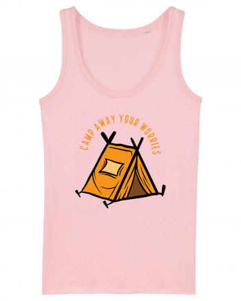 Camp Away Your Worries Cotton Pink