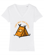 Camp Away Your Worries Tricou mânecă scurtă guler V Damă Evoker