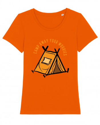 Camp Away Your Worries Bright Orange