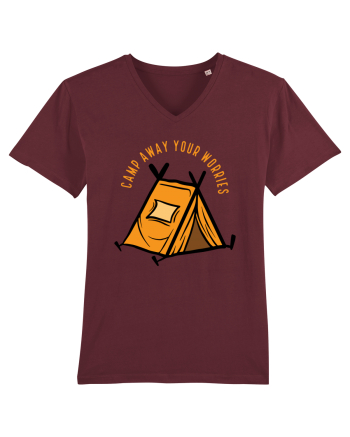 Camp Away Your Worries Burgundy