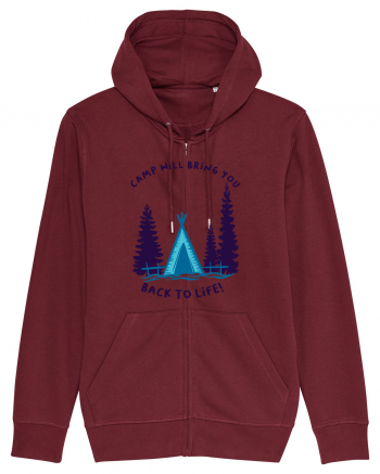 Camp Will Bring You Back to Life! Burgundy