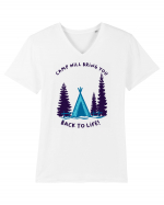 Camp Will Bring You Back to Life! Tricou mânecă scurtă guler V Bărbat Presenter