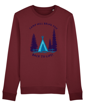 Camp Will Bring You Back to Life! Burgundy