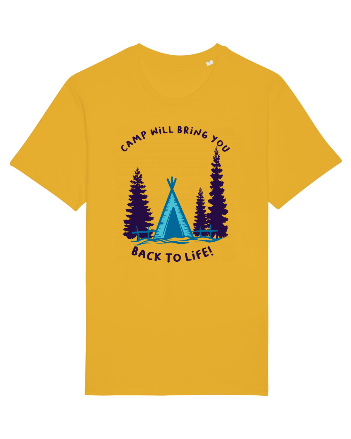Tricou mânecă scurtă Unisex Rocker Spectra Yellow