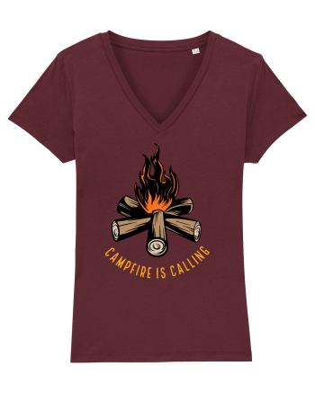 Campfire is Calling Burgundy