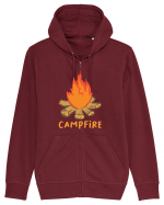 Campfire Hanorac cu fermoar Unisex Connector