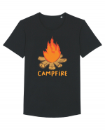 Campfire Tricou mânecă scurtă guler larg Bărbat Skater