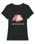Camping Mode On Tricou mânecă scurtă guler larg fitted Damă Expresser