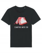 Camping Mode On Tricou mânecă scurtă Unisex Rocker