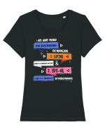Susținători de nădejde Tricou mânecă scurtă guler larg fitted Damă Expresser