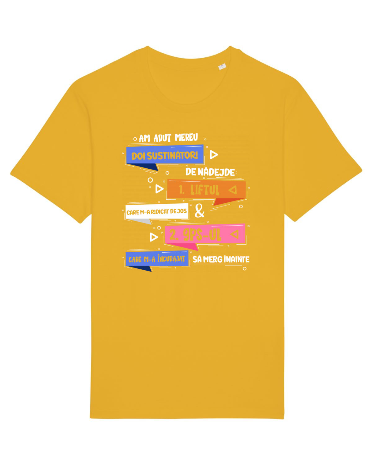 Tricou mânecă scurtă Unisex Rocker Spectra Yellow