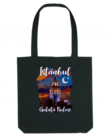Istanbul Galata Kulesi Black