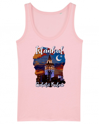 Istanbul Galata Kulesi Cotton Pink