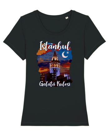 Istanbul Galata Kulesi Black