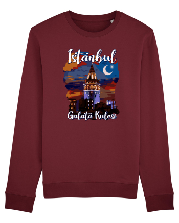 Istanbul Galata Kulesi Burgundy