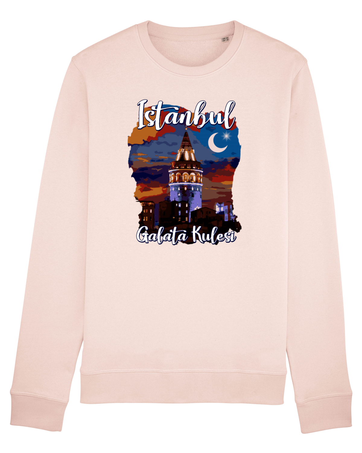 Bluză mânecă lungă Unisex Rise Candy Pink