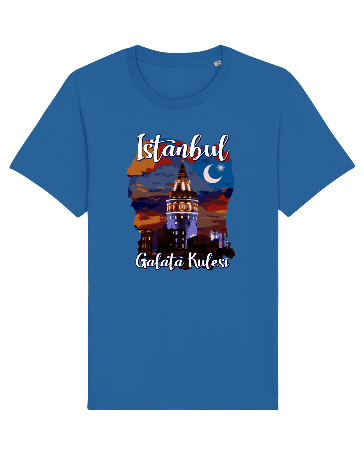 Tricou mânecă scurtă Unisex Rocker Royal Blue