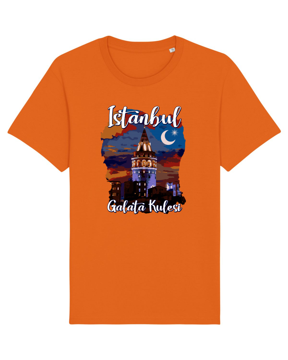 Tricou mânecă scurtă Unisex Rocker Bright Orange