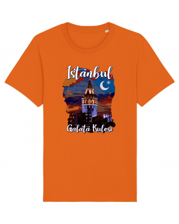 Istanbul Galata Kulesi Bright Orange