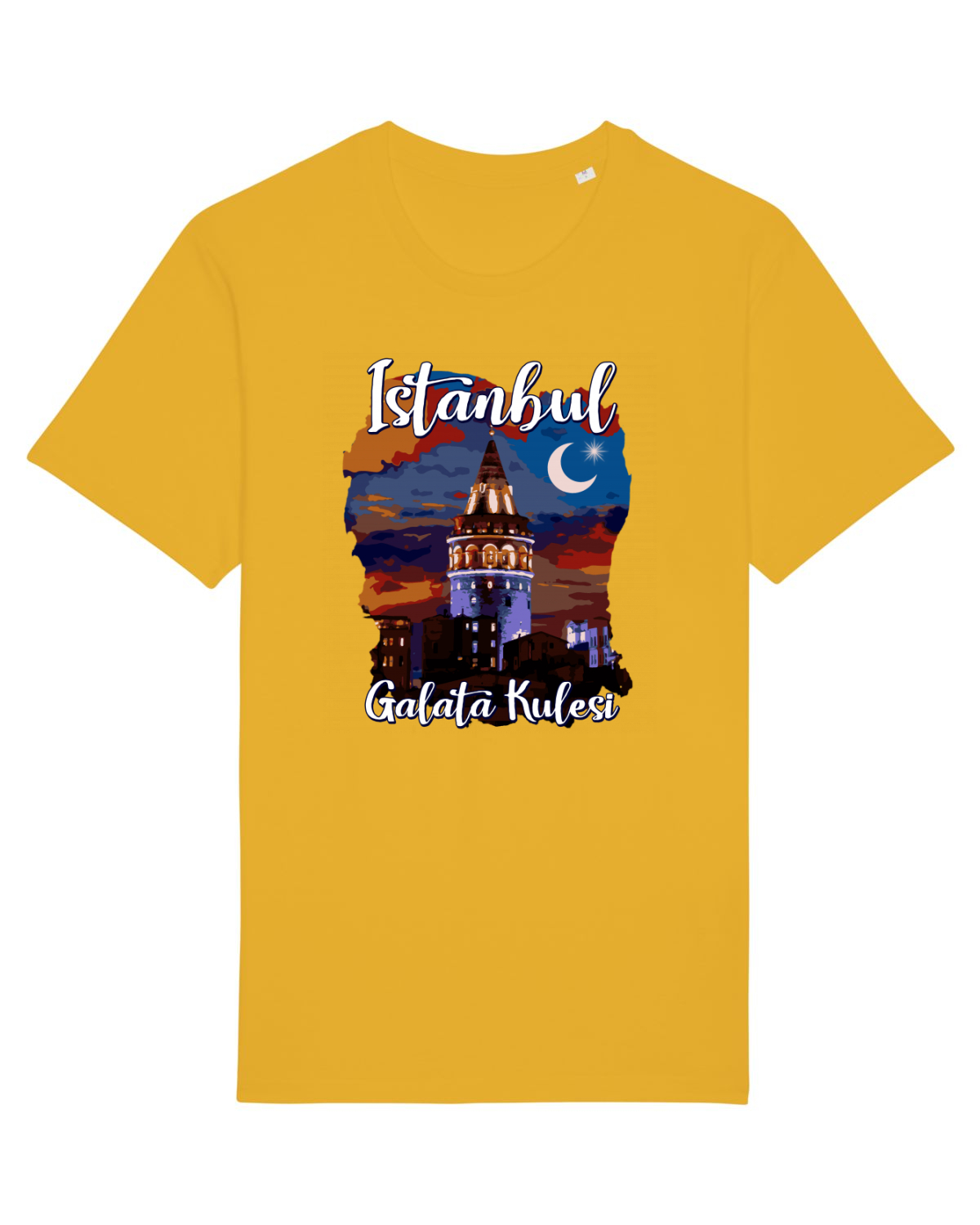 Tricou mânecă scurtă Unisex Rocker Spectra Yellow