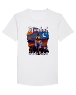 Istanbul Galata Kulesi Tricou mânecă scurtă guler larg Bărbat Skater