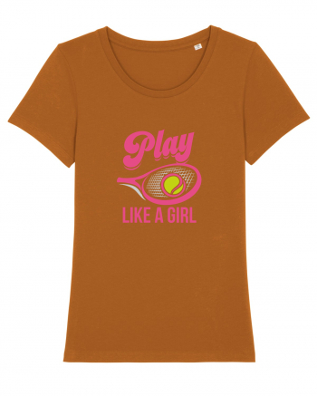 Play like a girl. Roasted Orange