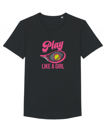 Play like a girl. Black