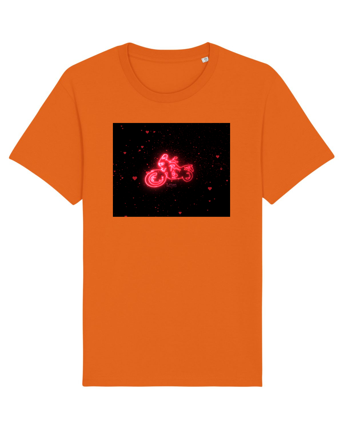 Tricou mânecă scurtă Unisex Rocker Bright Orange