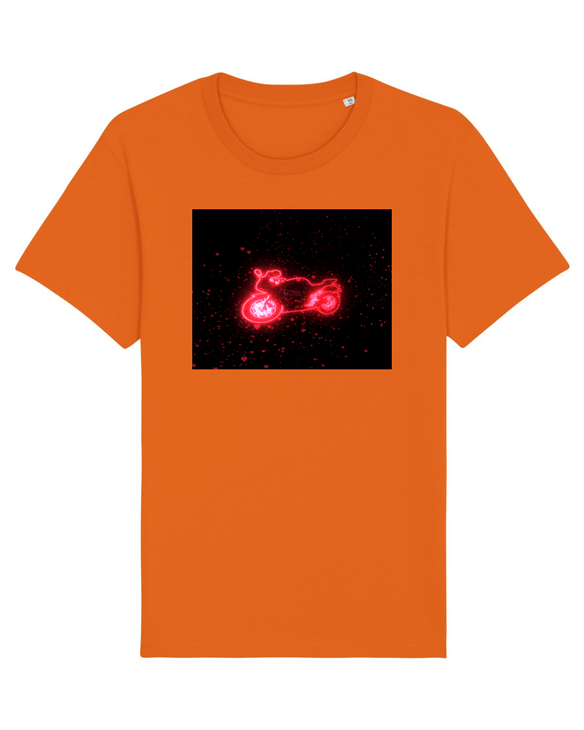Tricou mânecă scurtă Unisex Rocker Bright Orange