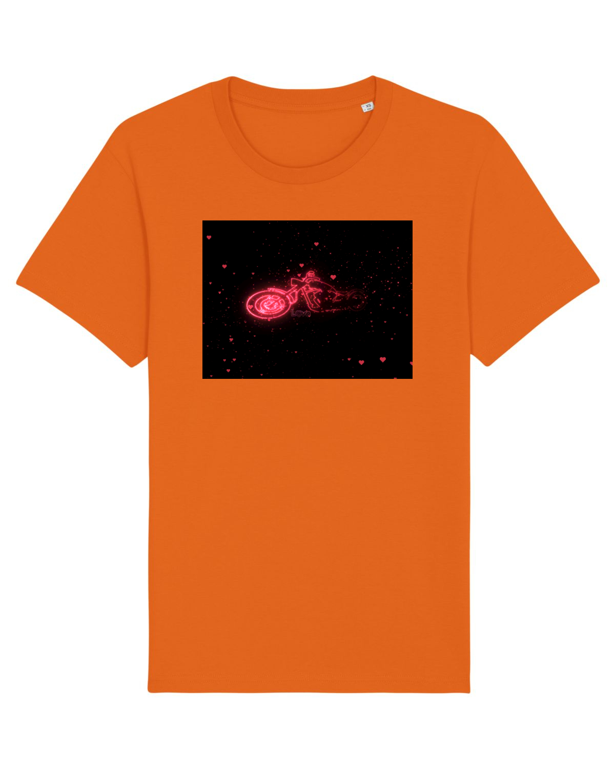 Tricou mânecă scurtă Unisex Rocker Bright Orange