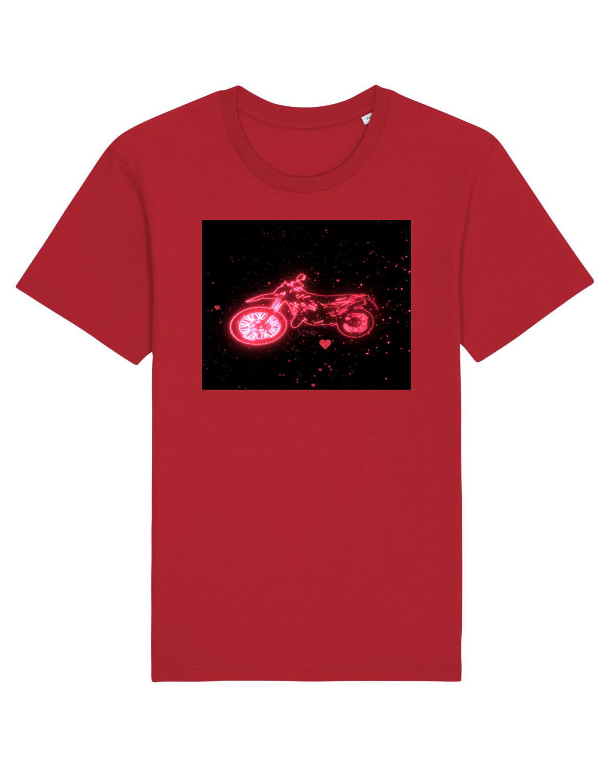 Tricou mânecă scurtă Unisex Rocker Red