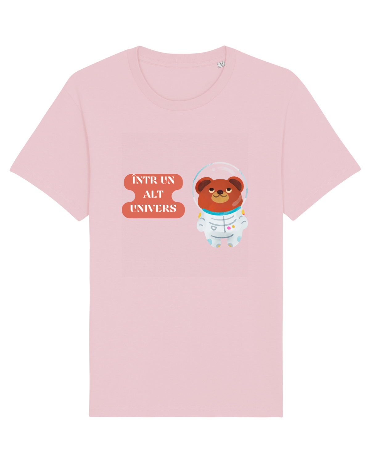 Tricou mânecă scurtă Unisex Rocker Cotton Pink