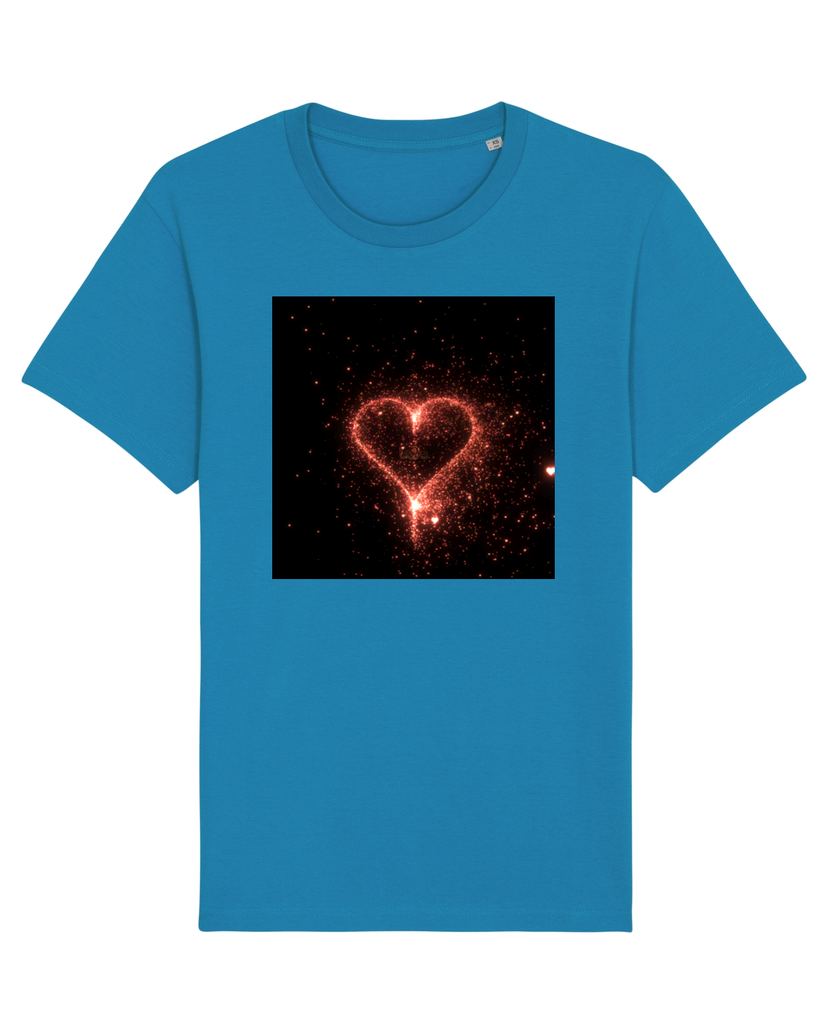 Tricou mânecă scurtă Unisex Rocker Azur