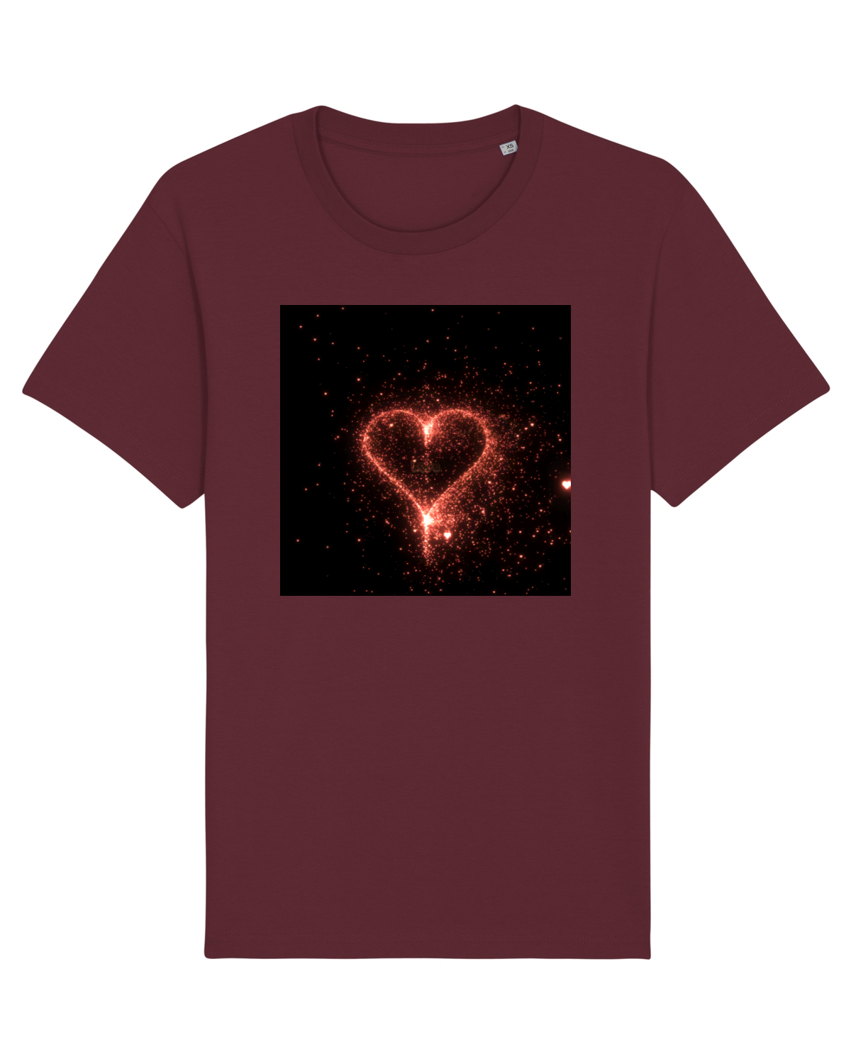 Tricou mânecă scurtă Unisex Rocker Burgundy