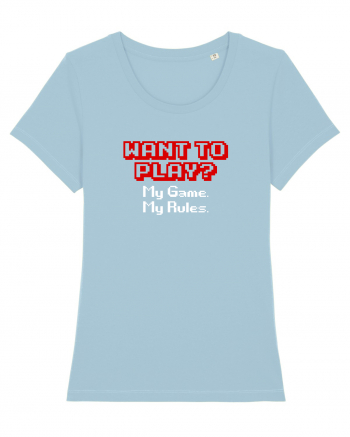 My Game My Rules Sky Blue