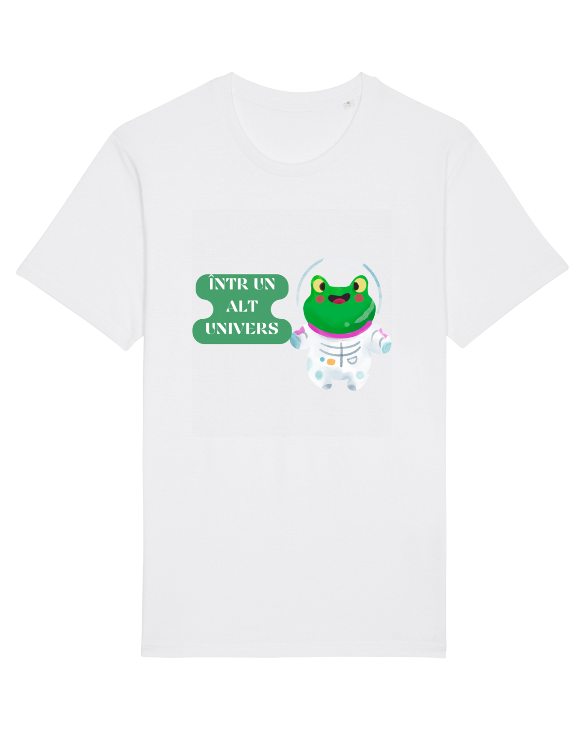 Tricou mânecă scurtă Unisex Rocker White