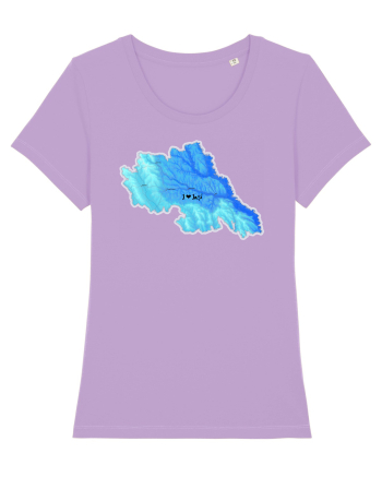Iași County Map Lavender Dawn