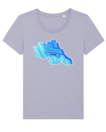 Iași County Map Lavender